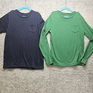 Crewcuts Boys Green Blue Tshirts Size 8 Bundle